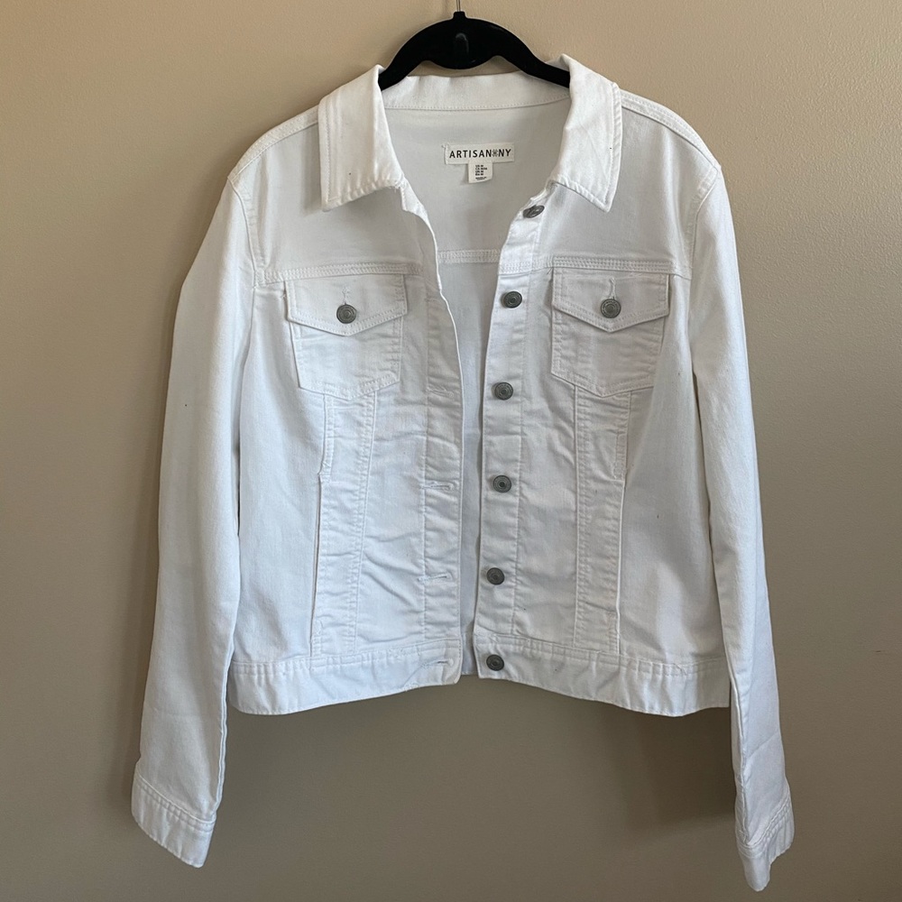 White Jean Jacket